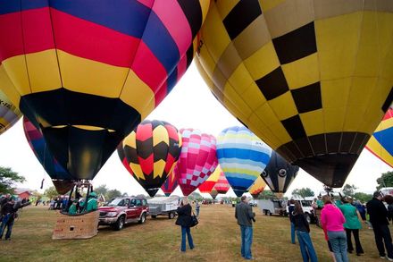 Lift-Off from St Josephs' School - Photo by Trevor Heath