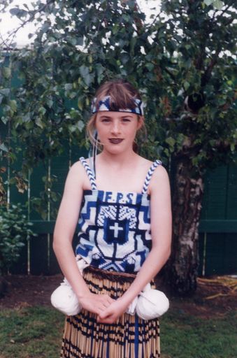 Stephanie Mason, Foxton School Kapahaka member, 1995