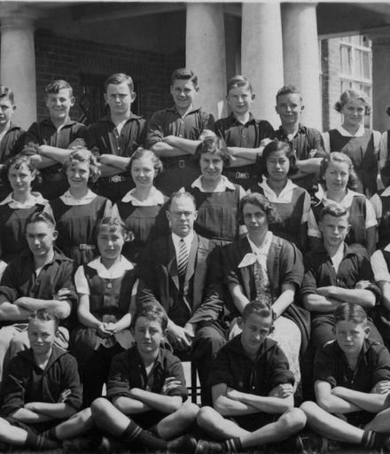Foxton District High School Pupils 1930s