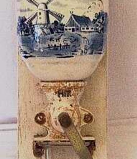 Coffee grinder.
