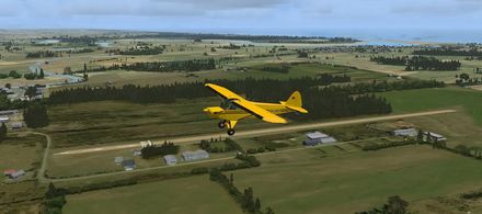 CubFoxpine-4 Foxpine airfield from the air