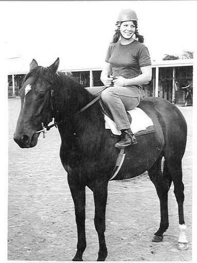 Unknown Woman on Horse