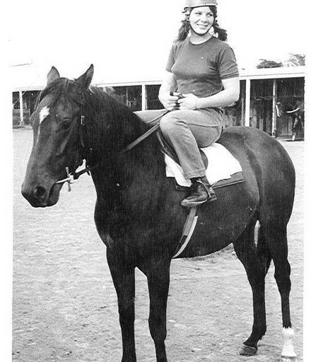 Unknown Woman on Horse