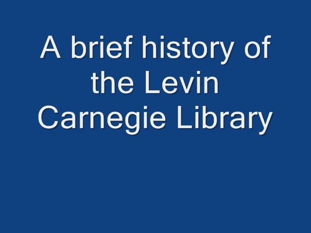 Carnegie Library Narrated History - Resource cover image
