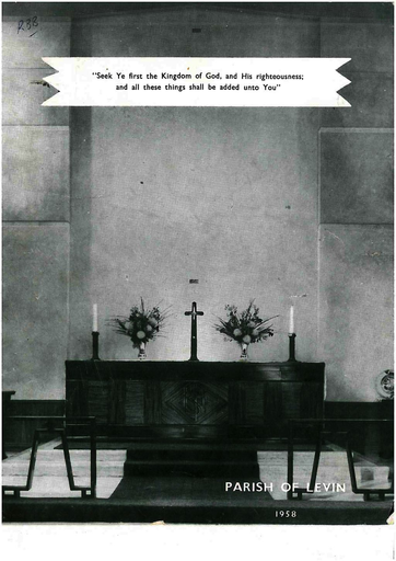 The Anglican Parish Levin 1958 booklet