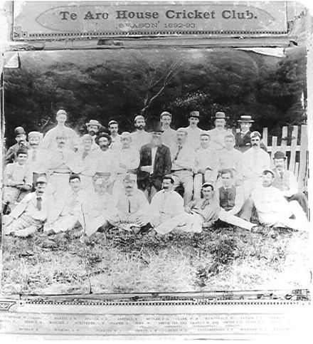 Te Aro House Cricket Club, Season 1892-93