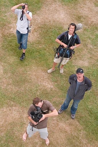 TV Crew - Photo by Trevor Heath