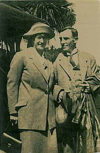 11a Shirley and Bert on honeymoon, 1921