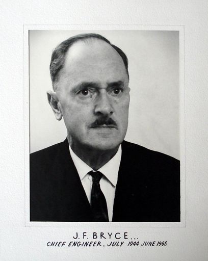 Mr J.F. Bryce, Chief Engineer, 1944 - 1966