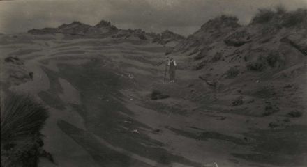 Wind eroded sand dunes, 14/4/33