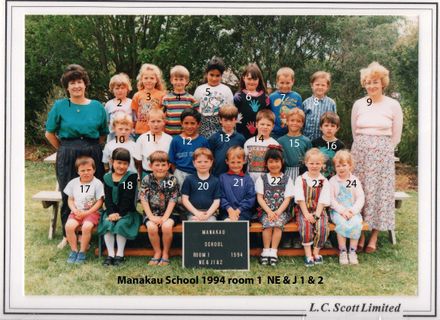 Manakau School 1994 room 1  NE & J 1 & 2 - Resource cover image