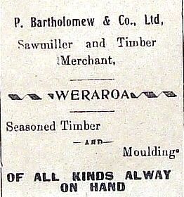 1916 P. Bartholomew Sawmiller