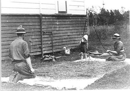 Leslie, Maud & Nancy Adkin, c.1918