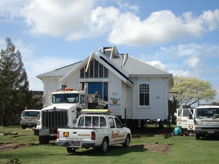 Working on the piles