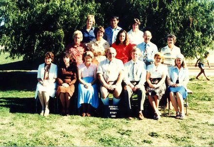 Foxton School Staff, 1981