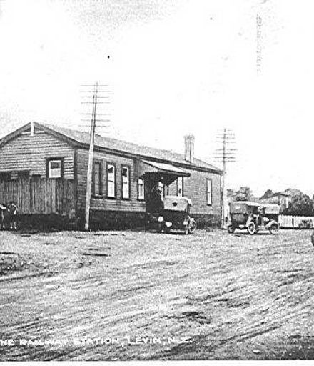 Levin Railway Station, c.1920