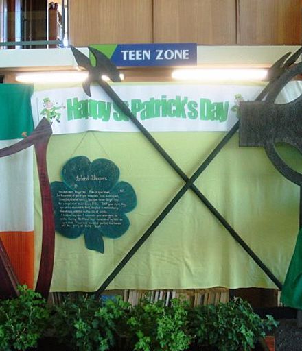 St. Patrick's Day display