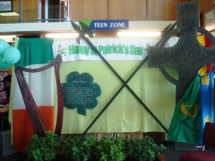 St. Patrick's Day display