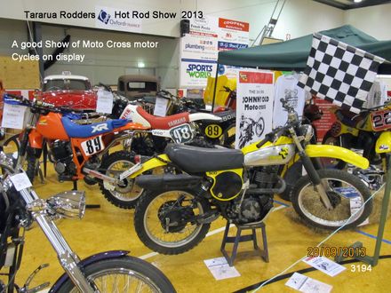 3194 A good line up of Moto Cross motor cycles on display - Resource cover image