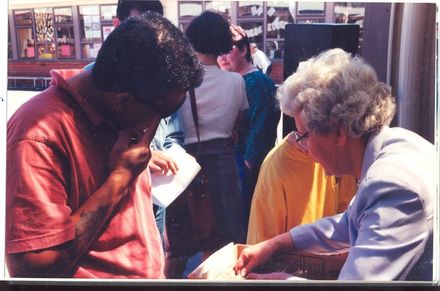 Michael Herewini and Gloy Deadman