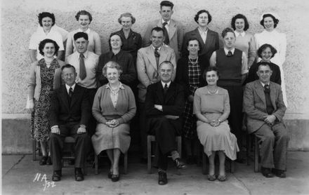 Foxton School, Staff, 1952