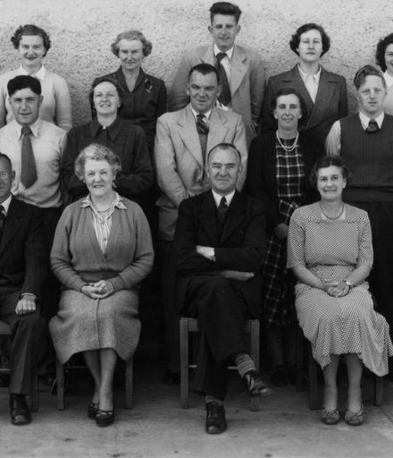Foxton School, Staff, 1952