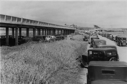 Whirokino Trestle Bridge Opening, 1939