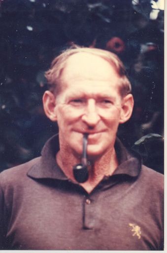 Bob Gallagher smoking pipe, 1980's ?