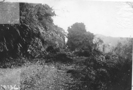 Slip and damage to road, Mangahao, 1936 - Resource cover image