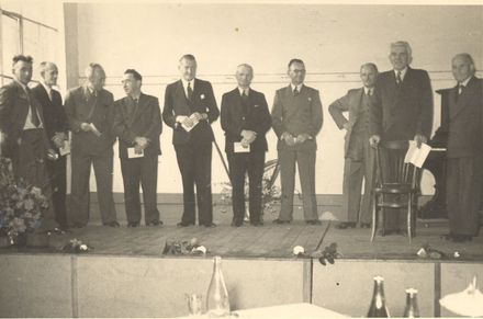 Reunion ? of H.E.P.B. staff, c.1952