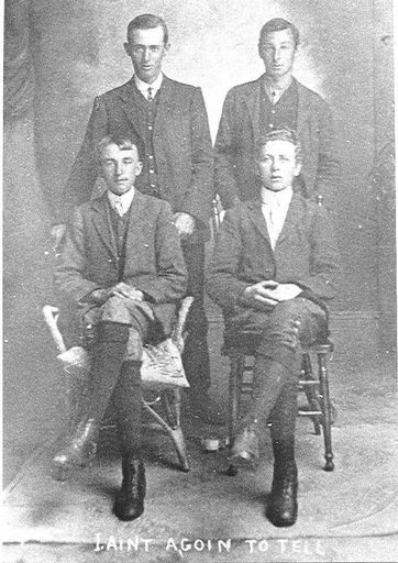Four Unidentified men