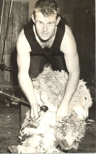 Mr Read, top shearer in Horowhenua district, 1968 - Resource cover image