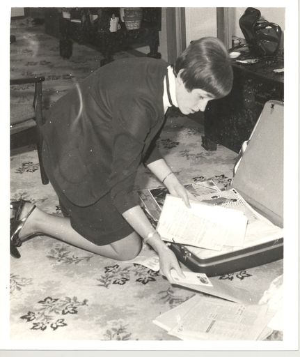 Miss Cadwallader, manager for singer - Mr Lee Grant, 1968 - Resource cover image