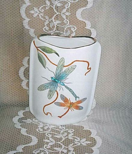 Dragonfly vase