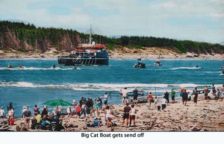 The Big Cat Boat gets send -off