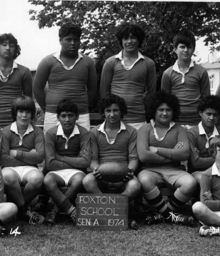 Foxton School Senior A Rugby Team 1974