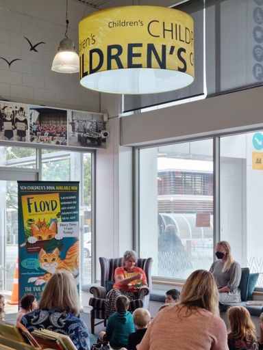 Storytime with Kathy Gabriel, author of 'Floyd: Grandma's Kleptomaniac Cat' - Resource cover image