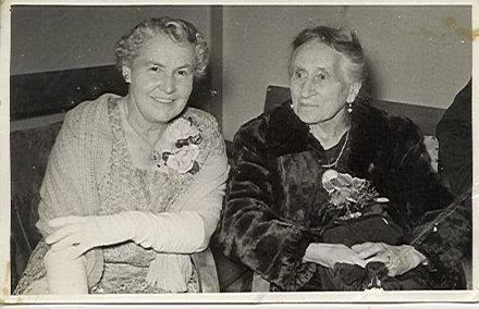Mrs Lett with Unidentified Woman