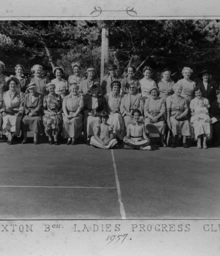 Foxton Beach Ladies Progress Club 1957