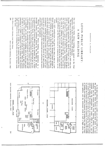 Levin Public Library : a new building