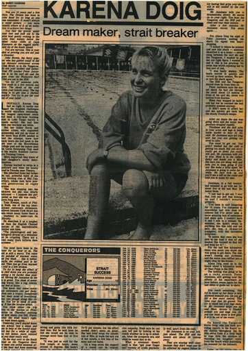 Karena Doig Dream maker, strait breaker - top of article - Resource cover image