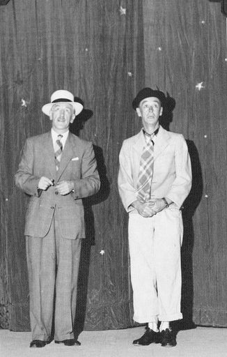 Handsome Harry & Charlie Poodles - of the show  "Princess Peanut", 1958