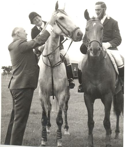 Horse jumping event winners at West Derby Stud
