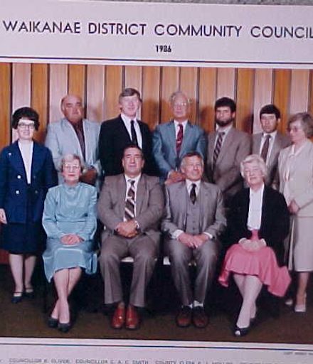 Waikanae District Community Council 1986