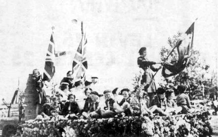 Guides and Brownies from the eras either side of World War II - before