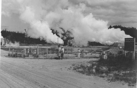 Wairakei geothermal bores 1960