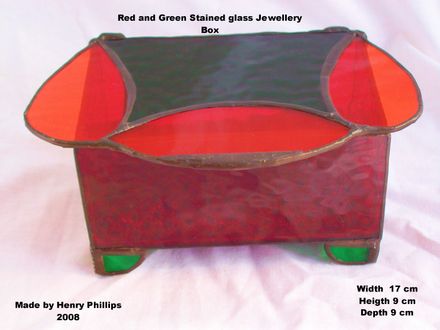 Red and Green Jewellery Jewellerly Box