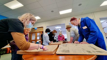 Libraries Horowhenua outreach to the Levin Baptist Adult Day Centre