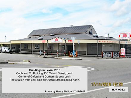HJP 0262  Cobb and Co Building 135 Oxford Street, Levin  Cnr Oxford & Durham Streets 17-11-2018
