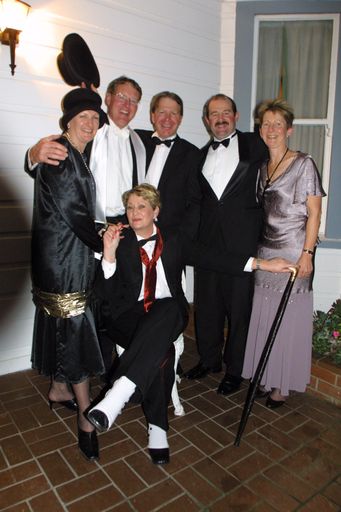 Louise and Neil with friends.